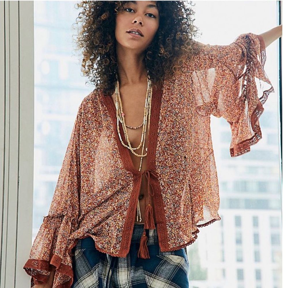 Free People NWOT Lora Kimono